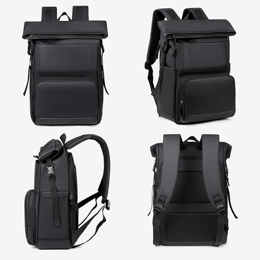 Nylon travel climbing backpack large capacity multi-layer laptop slots - product image
