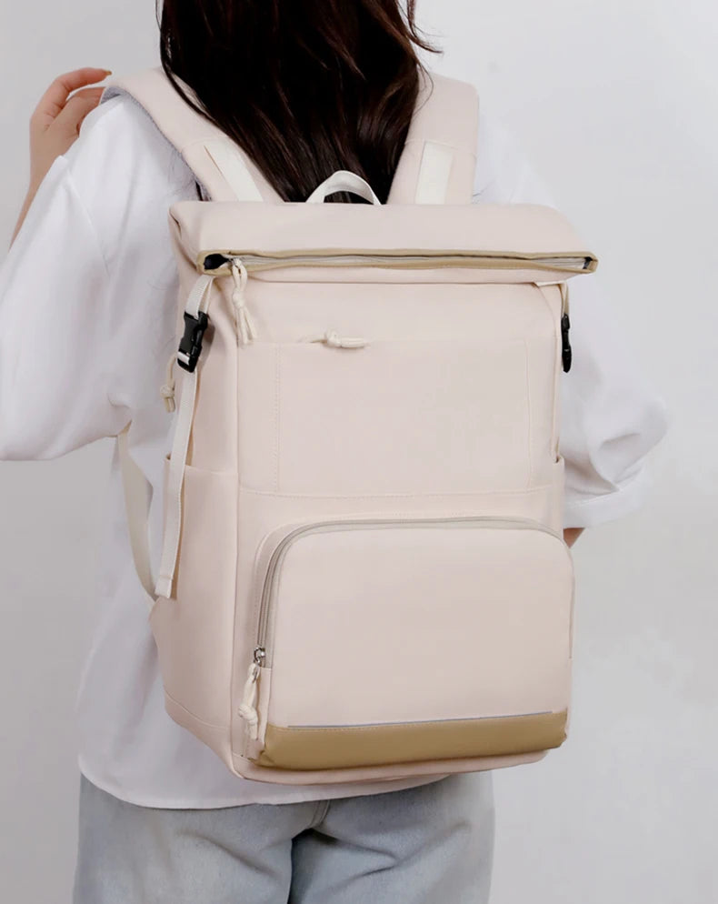 Nylon travel climbing backpack large capacity multi-layer laptop slots - product image