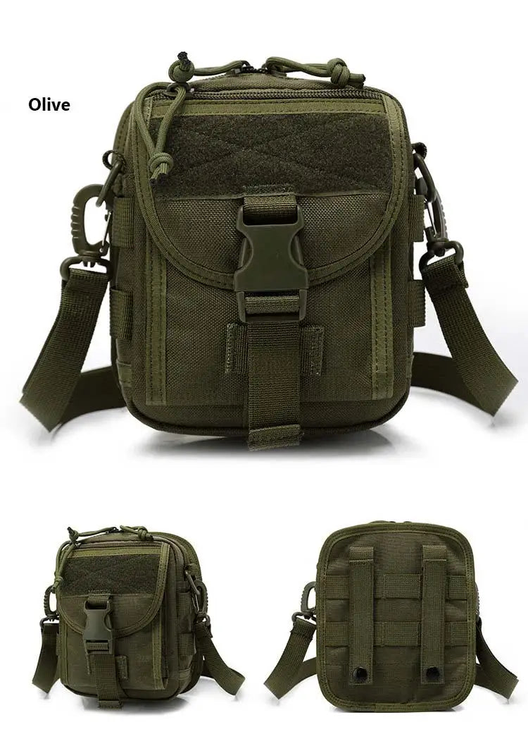 Nylon waterproof tactical waist pack bag for hiking fishing sports - product image