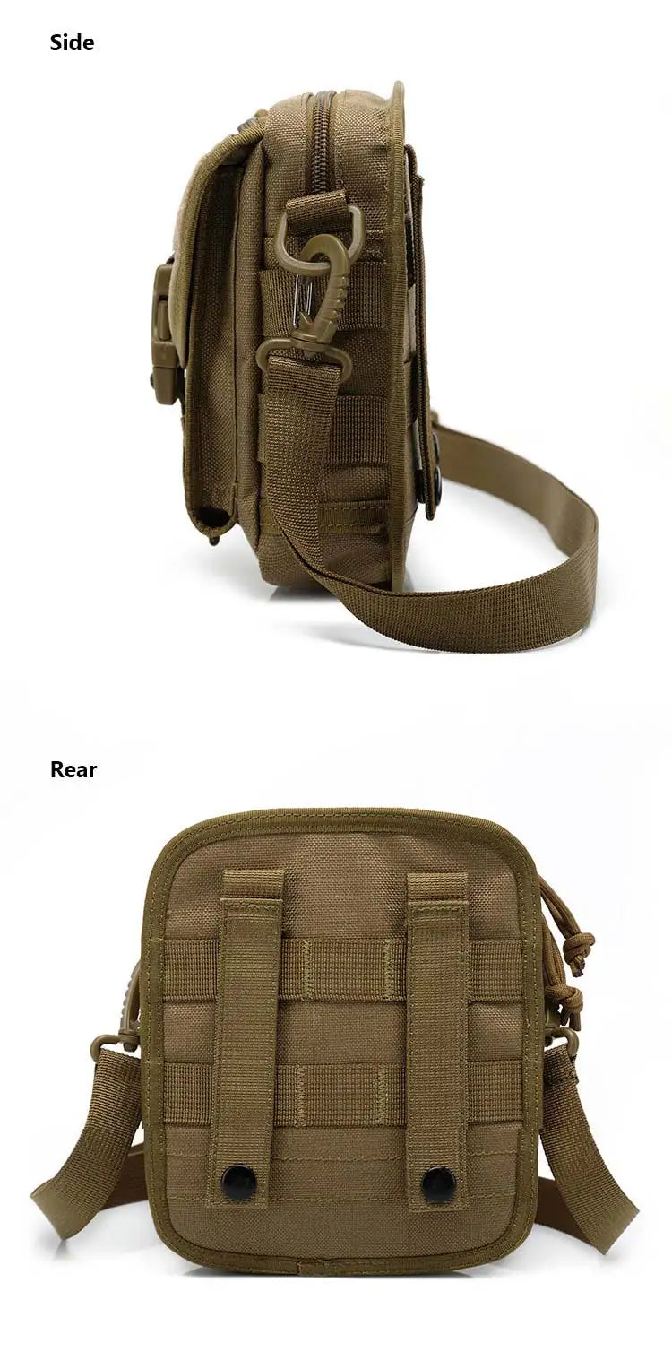 Nylon waterproof tactical waist pack bag for hiking fishing sports - product image
