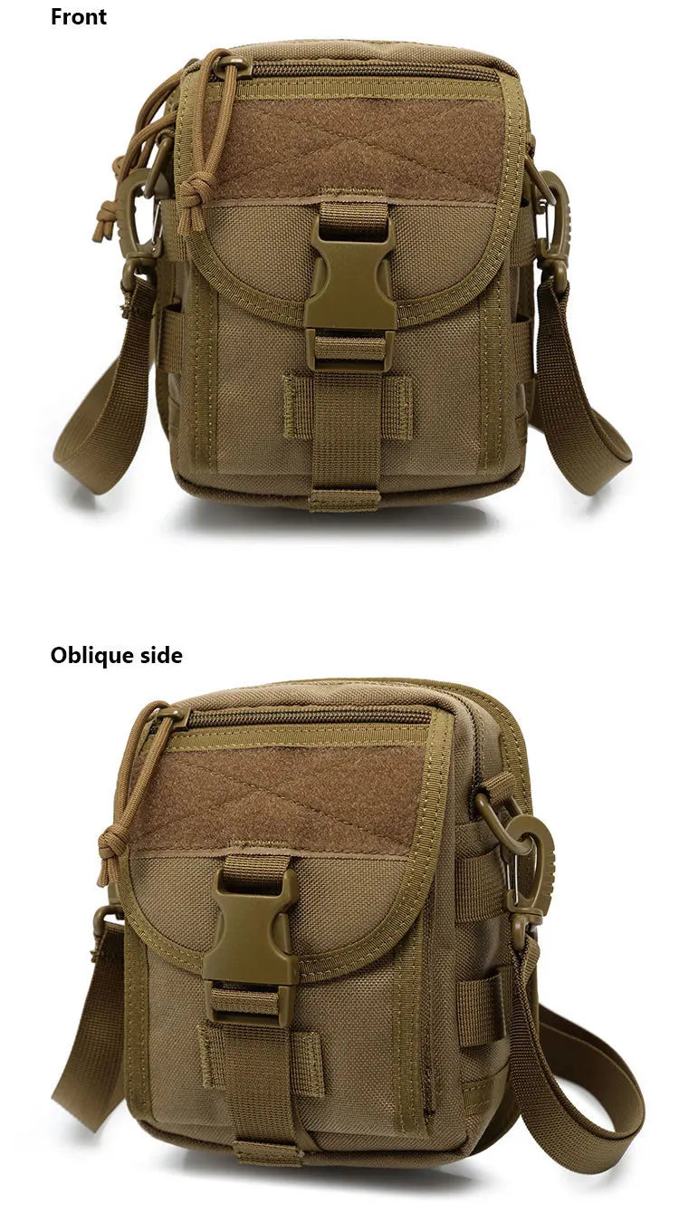 Nylon waterproof tactical waist pack bag for hiking fishing sports - product image