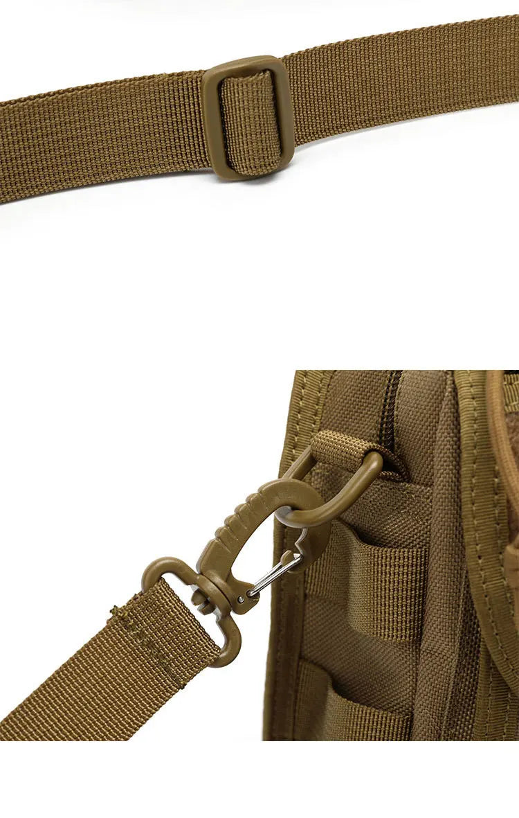 Nylon waterproof tactical waist pack bag for hiking fishing sports - product image