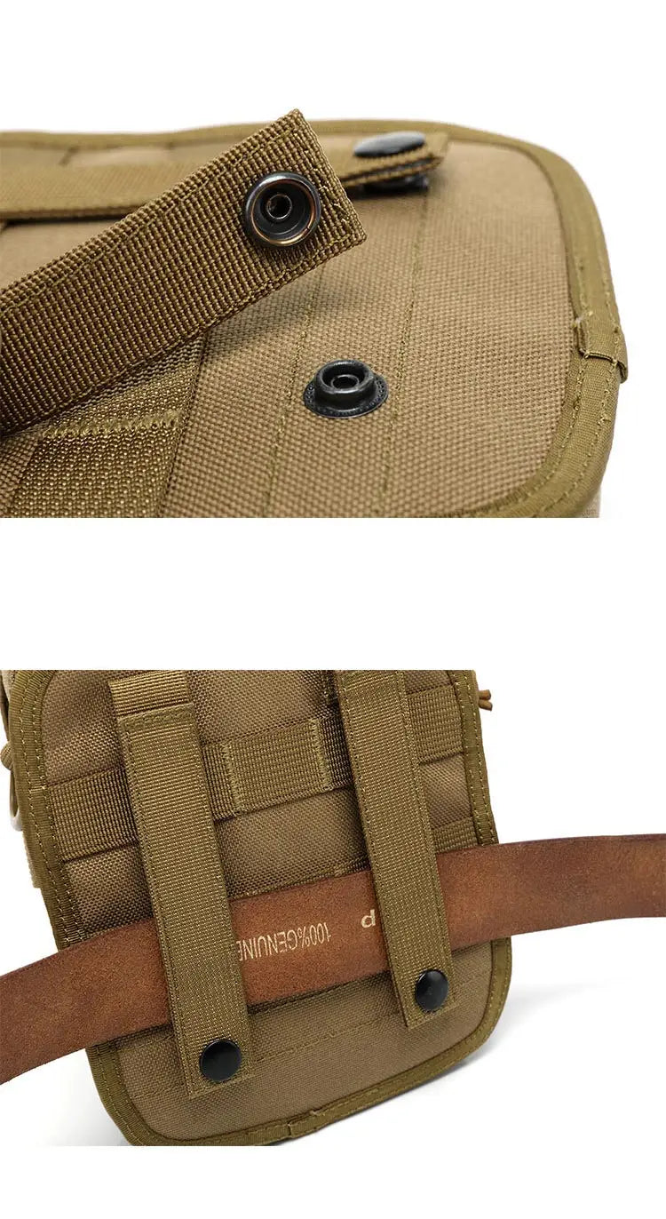 Nylon waterproof tactical waist pack bag for hiking fishing sports - product image