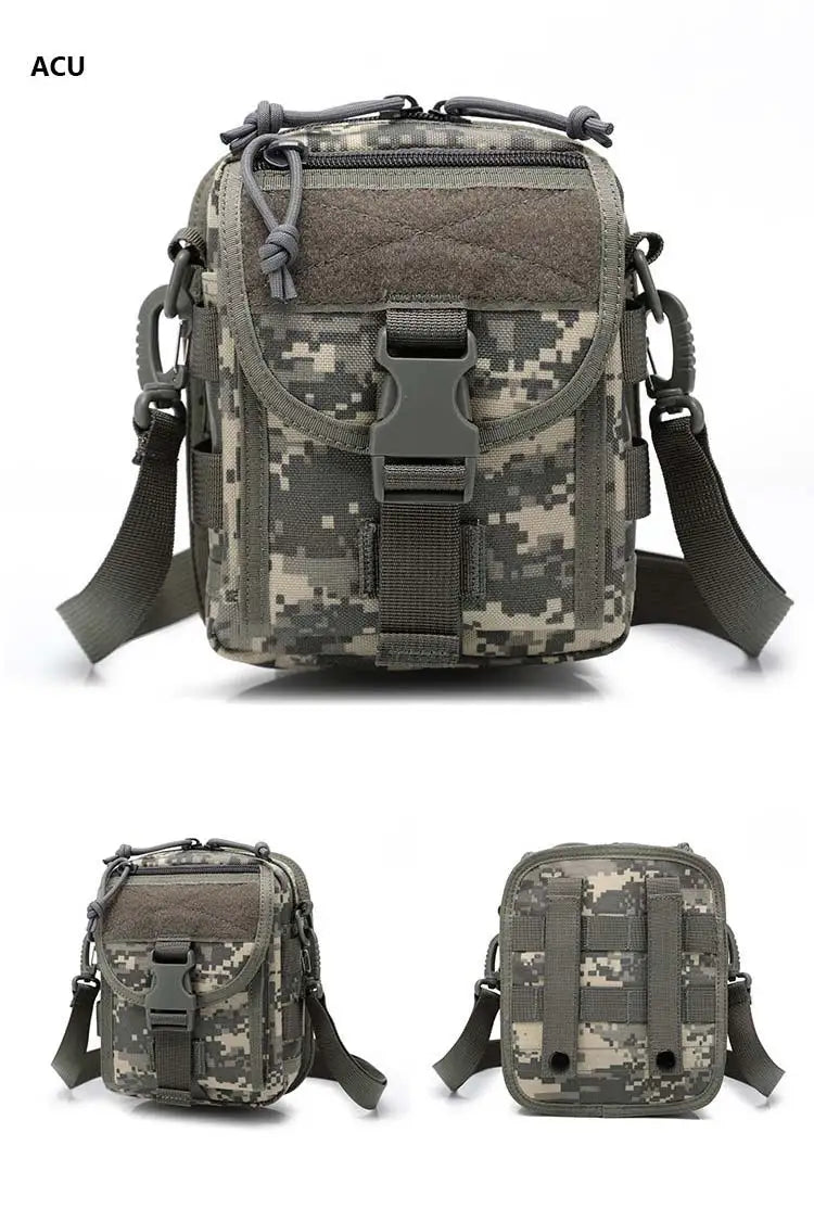 Nylon waterproof tactical waist pack bag for hiking fishing sports - product image