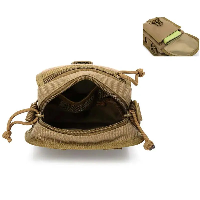 Nylon waterproof tactical waist pack bag for hiking fishing sports - product image
