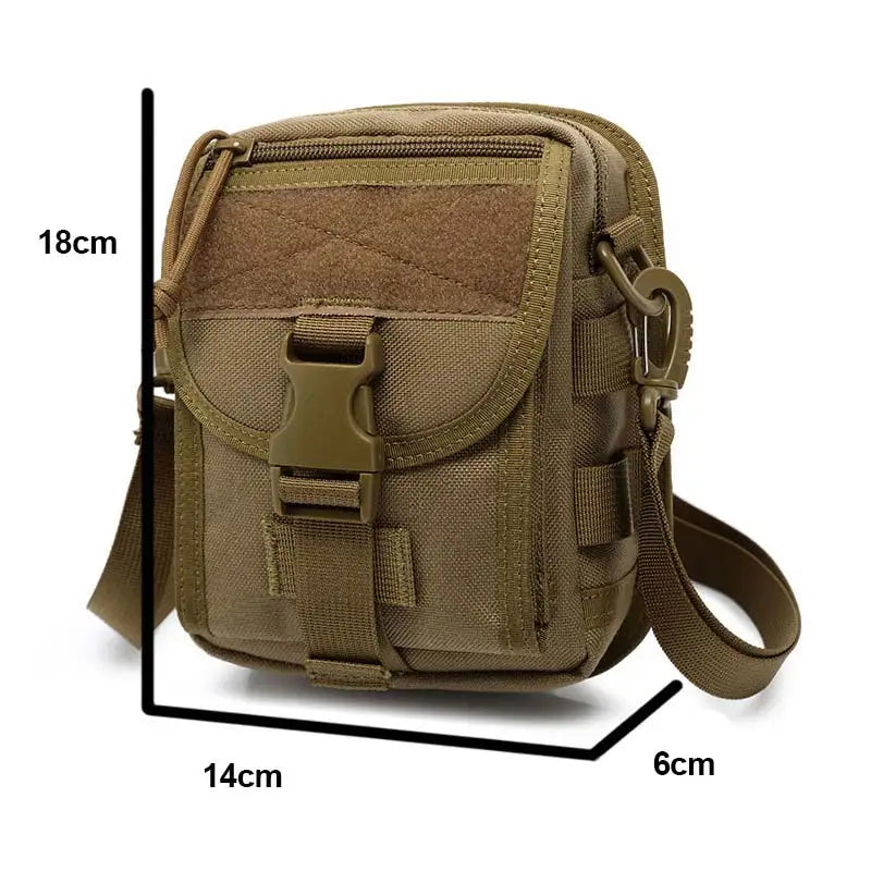 Nylon waterproof tactical waist pack bag for hiking fishing sports - product image