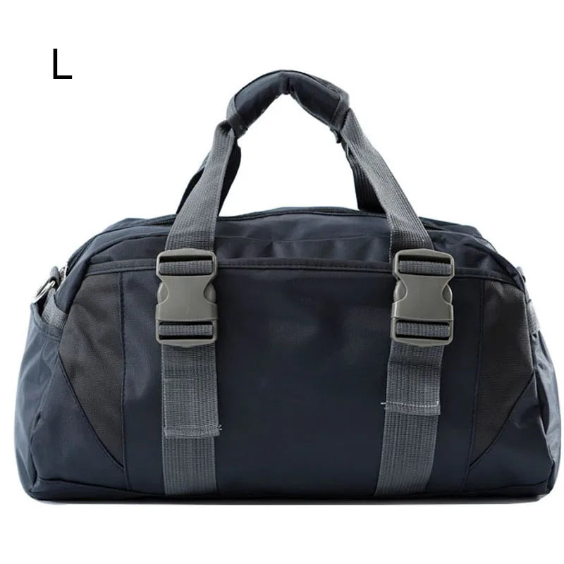 Nylon yoga mat bag with wet dry separation and shoe pocket - product image