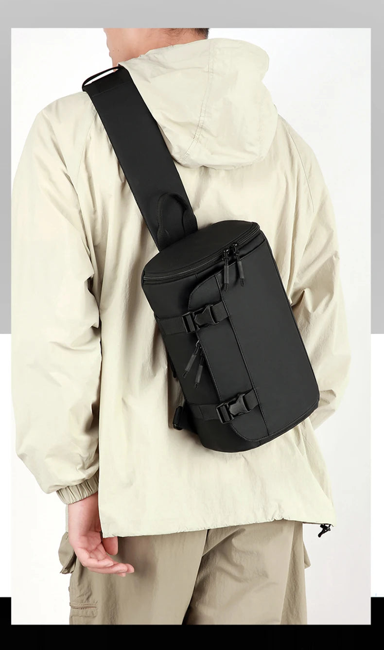 Outdoor climbing chest bag nylon durable multi-wear shoulder strap - product image