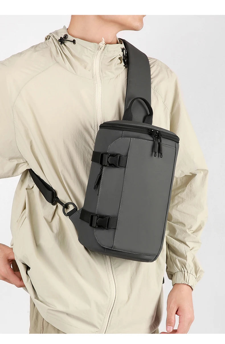 Outdoor climbing chest bag nylon durable multi-wear shoulder strap - product image