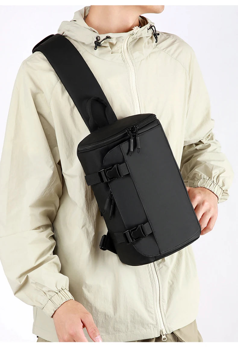 Outdoor climbing chest bag nylon durable multi-wear shoulder strap - product image