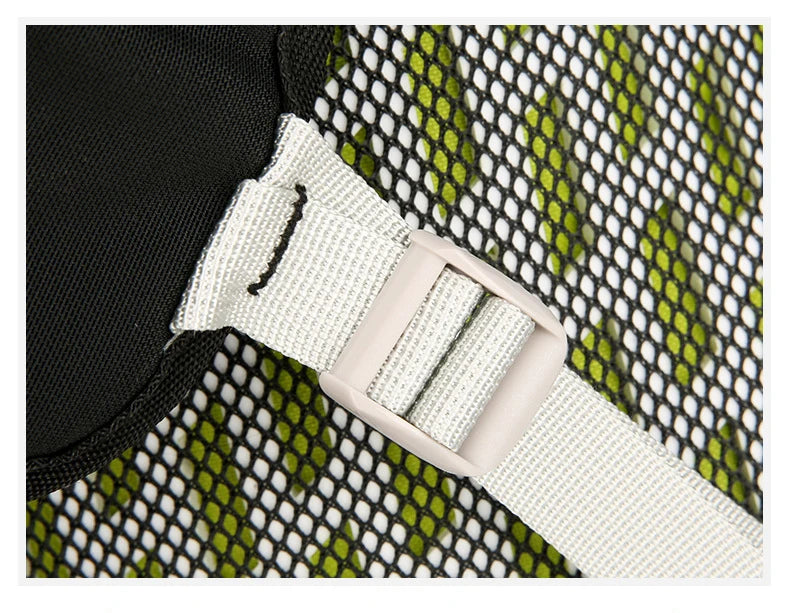 Outdoor cycling hydration backpack with reflective strips and multiple pockets - product image