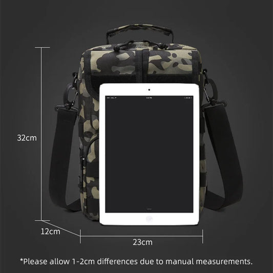 Outdoor lure bag nylon large capacity molle tactical shoulder crossbody bag - product image