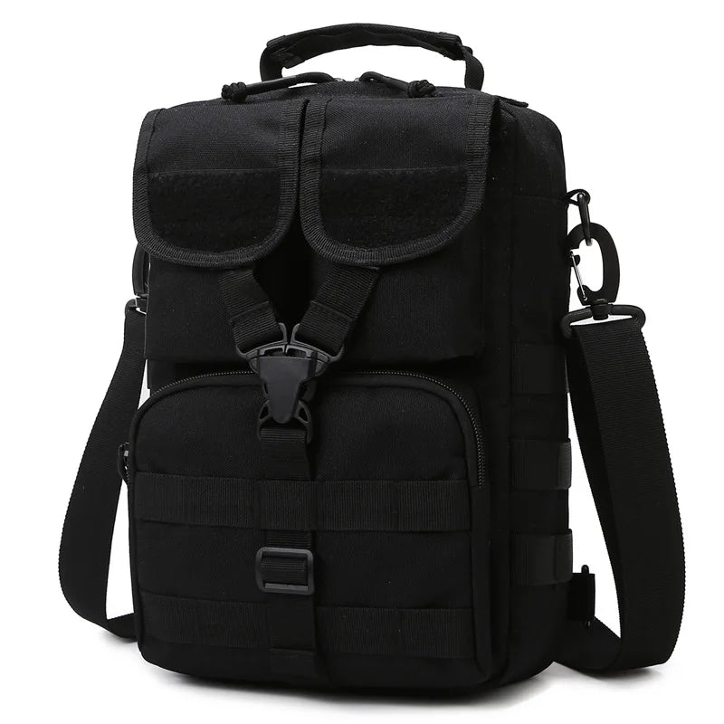 Outdoor lure bag nylon large capacity molle tactical shoulder crossbody bag - product image