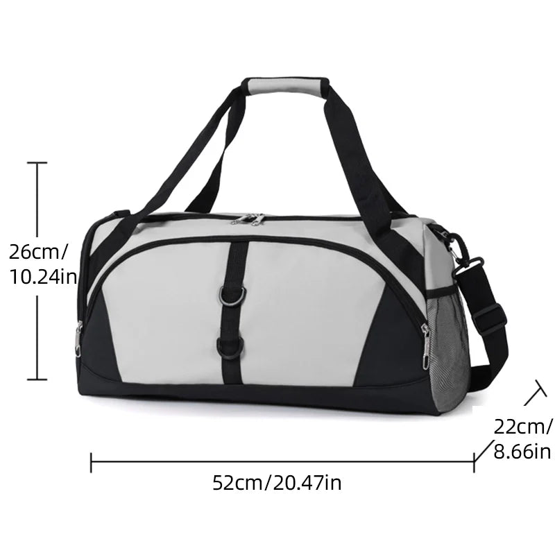 Oxford 55l sports bag gym fitness yoga duffel wet dry separation shoes compartment - product image