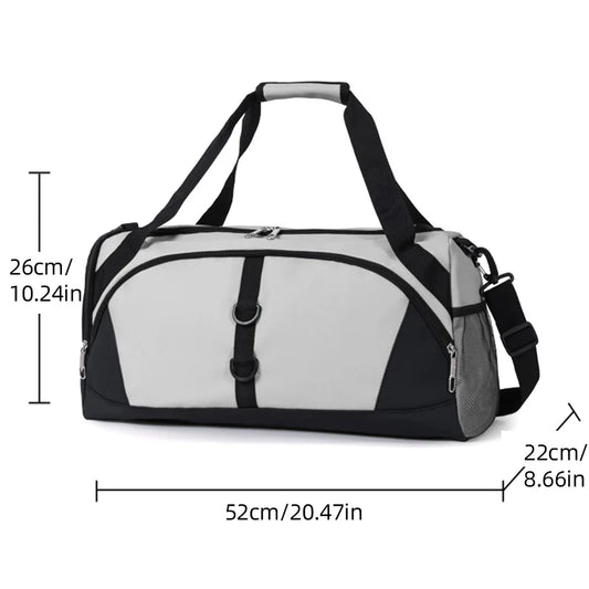 Oxford 55l sports bag gym fitness yoga duffel wet dry separation shoes compartment - product image