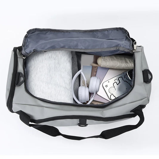 Oxford 55l sports bag gym fitness yoga duffel wet dry separation shoes compartment - product image