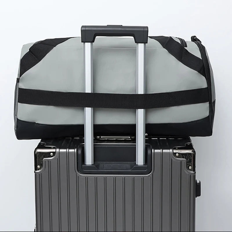 Oxford 55l sports bag gym fitness yoga duffel wet dry separation shoes compartment - product image
