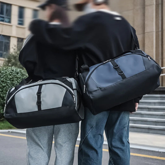 Oxford 55l sports bag gym fitness yoga duffel wet dry separation shoes compartment - product image