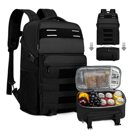 Oxford climbing backpack detachable insulated cooler laptop compartment - product image