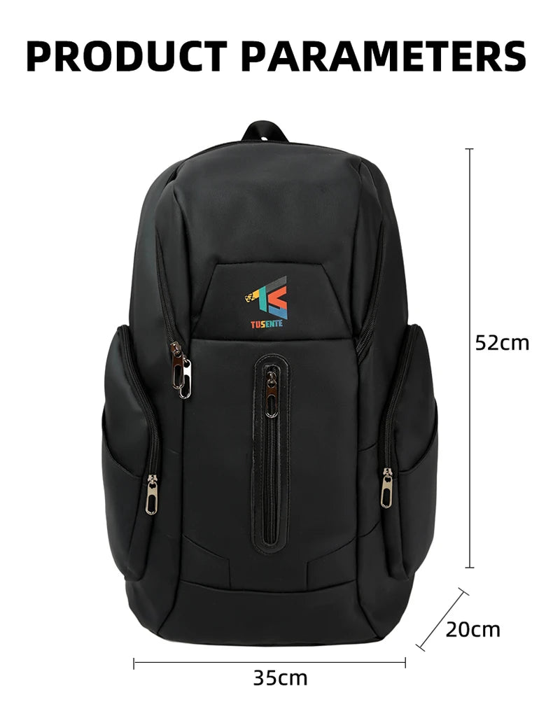 Oxford climbing backpack large capacity multi-compartment laptop storage - product image