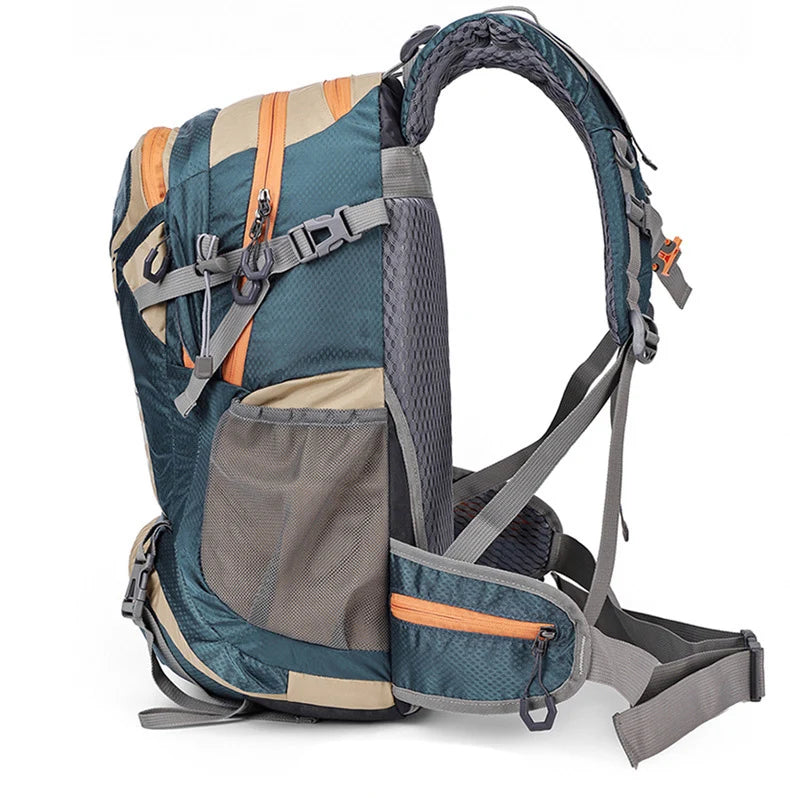 Oxford climbing backpack with shoe compartment and multi-layer storage - product image