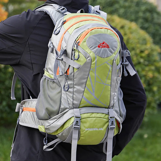 Oxford climbing backpack with shoe compartment and multi-layer storage - product image