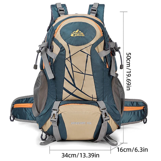 Oxford climbing backpack with shoe compartment and multi-layer storage - product image