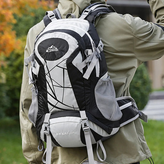 Oxford climbing backpack with shoe compartment and multi-layer storage - product image