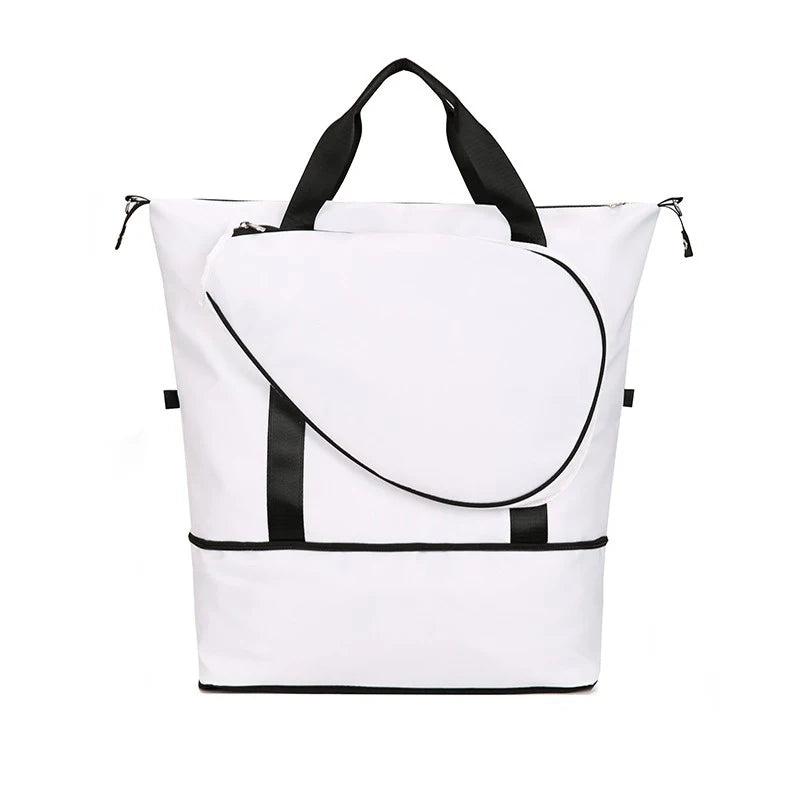 Oxford expandable badminton tennis racket bag with dry wet separation - product image