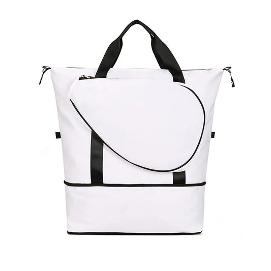 Oxford expandable badminton tennis racket bag with dry wet separation - product image