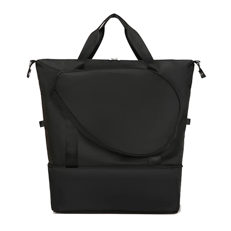 Oxford expandable badminton tennis racket bag with dry wet separation - product image