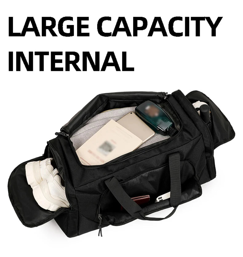 Oxford fitness yoga duffel bag with independent shoe compartment - product image