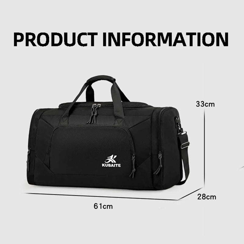 Oxford fitness yoga duffel bag with independent shoe compartment - product image