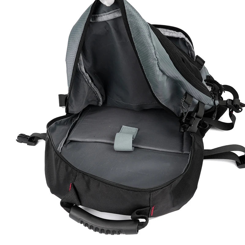 Oxford outdoor climbing backpack laptop shoe compartment multi-pocket - product image