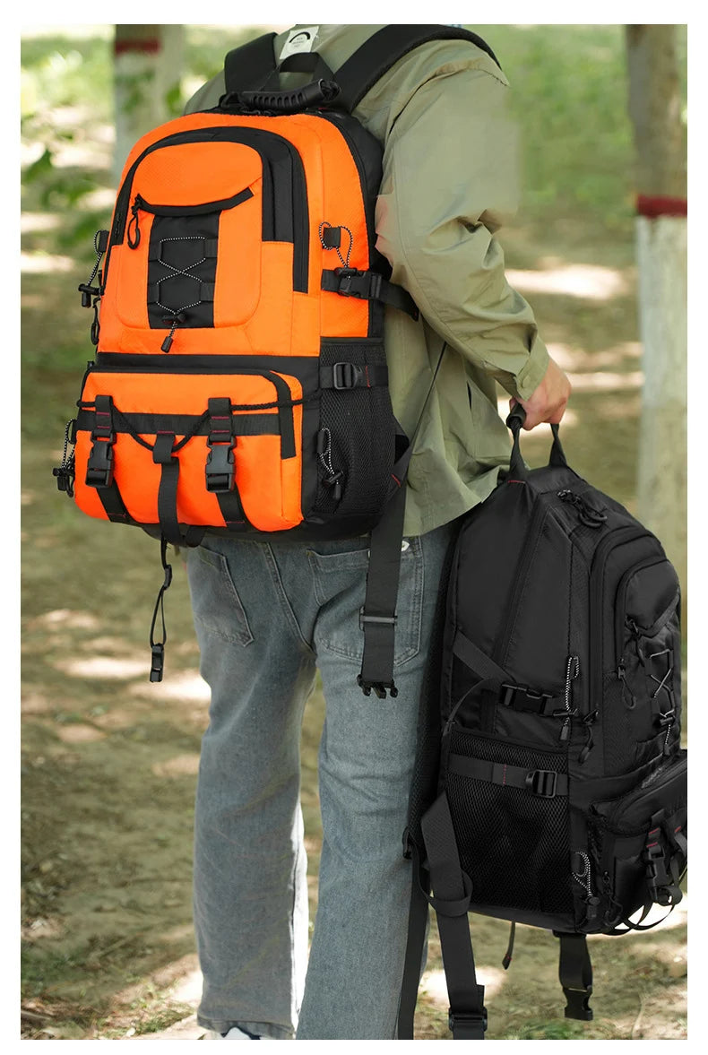 Oxford outdoor climbing backpack laptop shoe compartment multi-pocket - product image