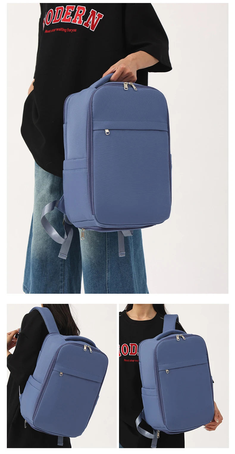 Oxford outdoor travel climbing backpack shoes compartment laptop slot - product image