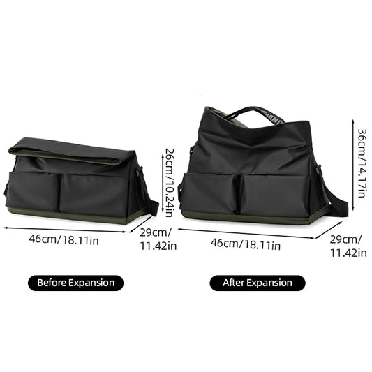 Oxford pu sport tote duffel bag with wet dry separation and shoe compartment - product image