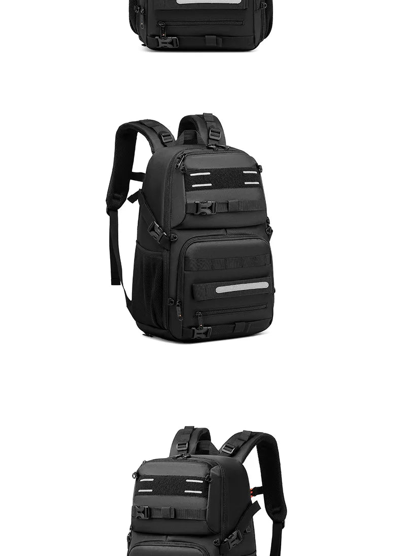 Oxford skateboard soccer backpack shoes laptop anti-theft pockets - product image