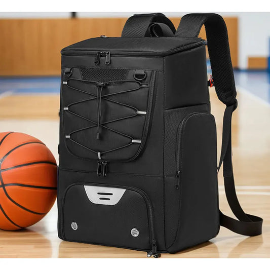 Oxford soccer basketball sports backpack cooler shoe compartment multi-pocket - product image