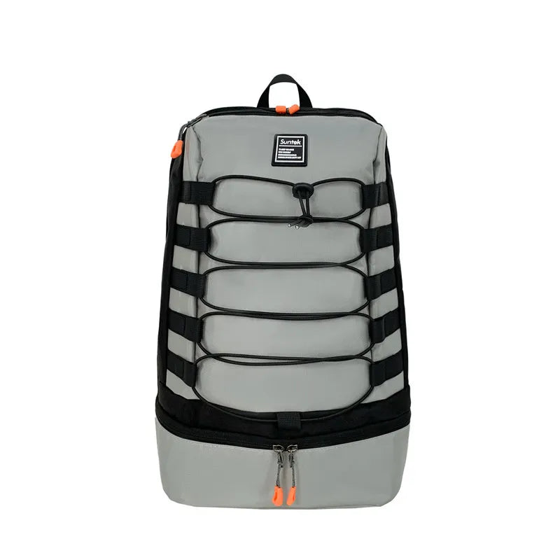 Oxford sport backpack shoes compartment multi-layer large capacity outdoor use - product image