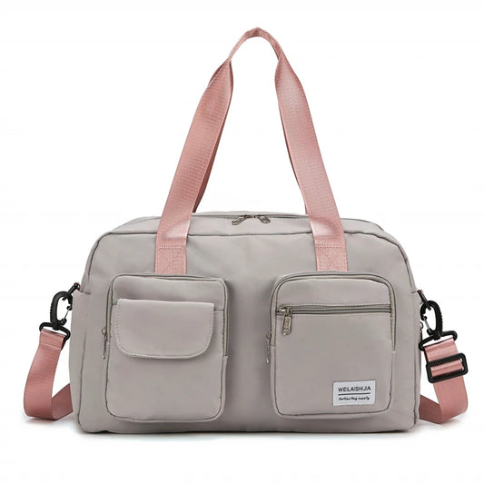 Oxford sports tote bag expandable wet dry separation multi-pocket travel duffel - product image