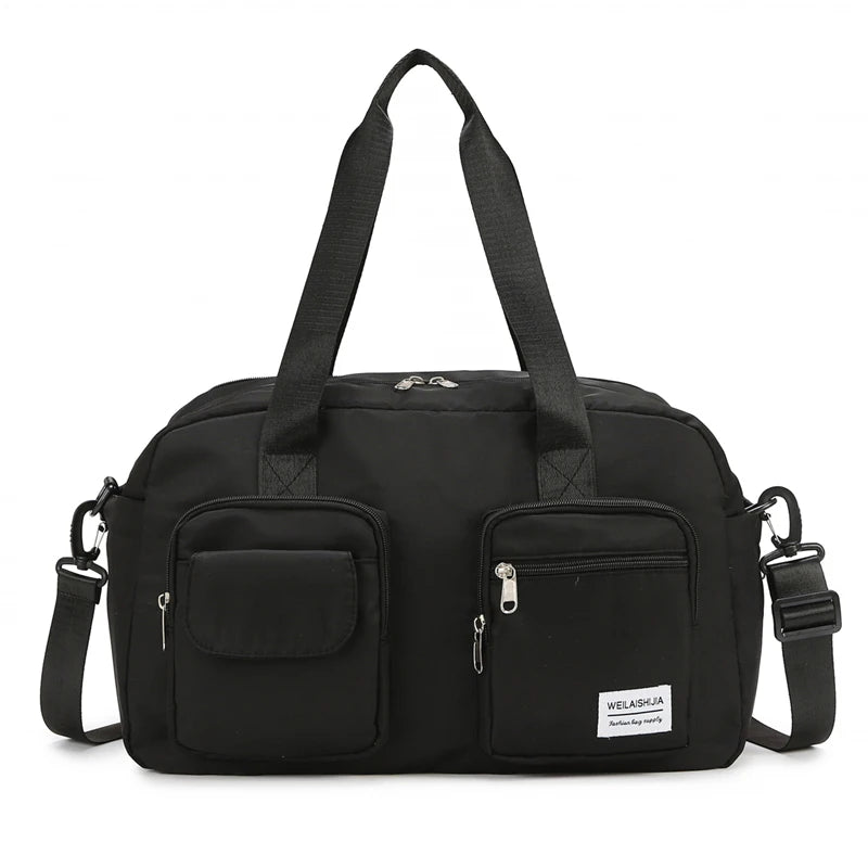 Oxford sports tote bag expandable wet dry separation multi-pocket travel duffel - product image