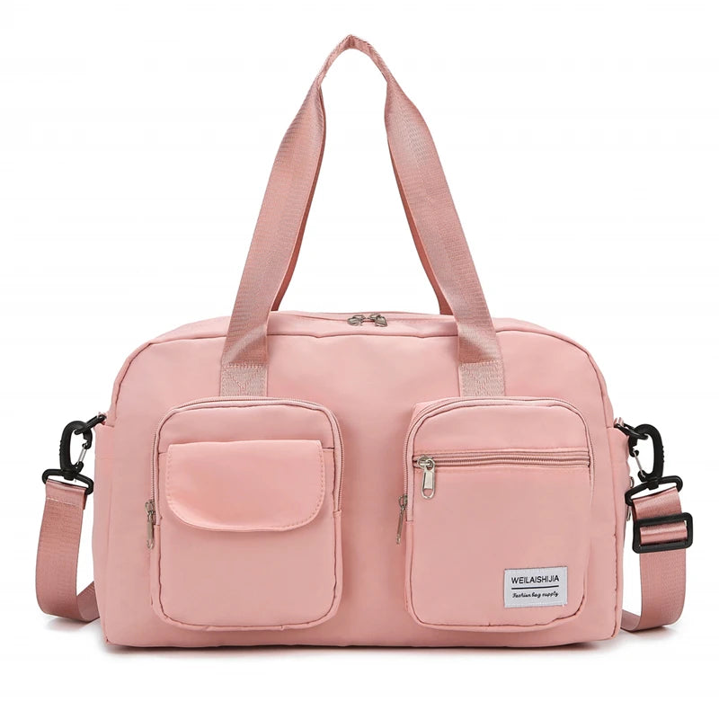 Oxford sports tote bag expandable wet dry separation multi-pocket travel duffel - product image