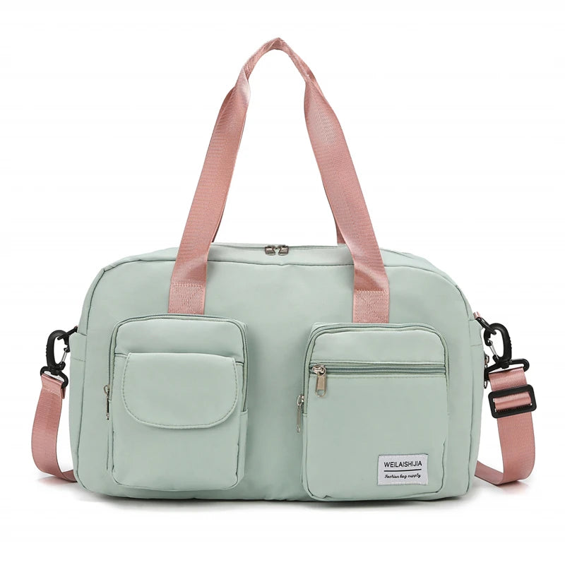 Oxford sports tote bag expandable wet dry separation multi-pocket travel duffel - product image