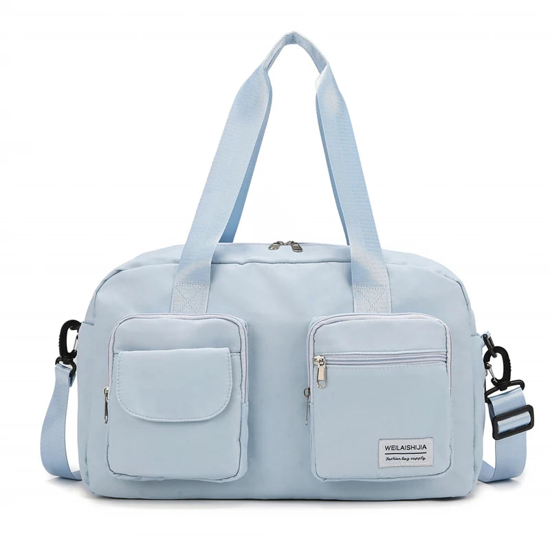Oxford sports tote bag expandable wet dry separation multi-pocket travel duffel - product image