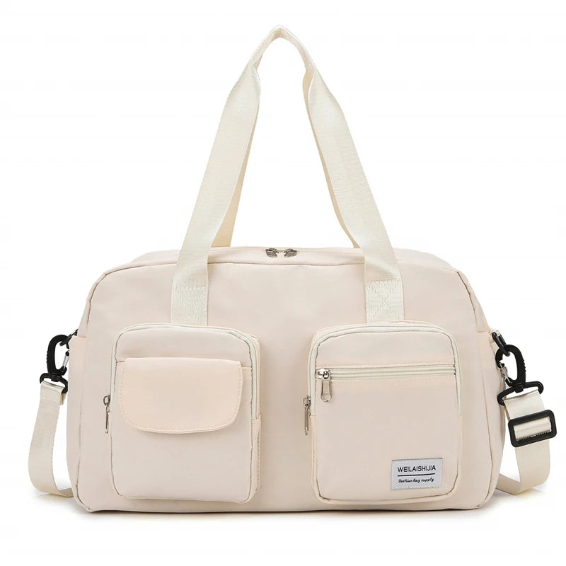 Oxford sports tote bag expandable wet dry separation multi-pocket travel duffel - product image