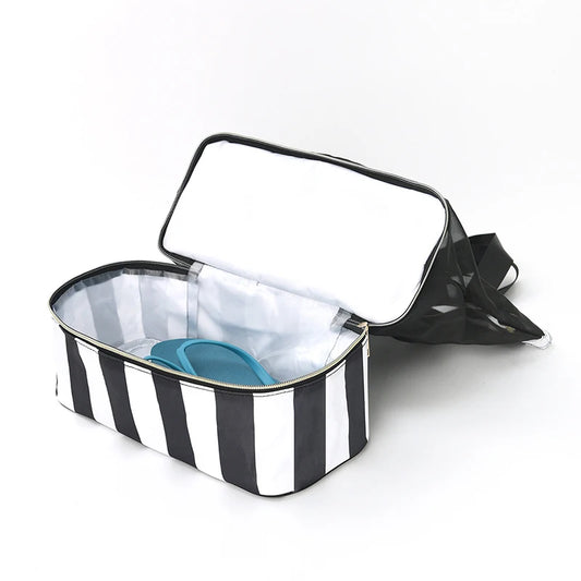 Oxford swimming clear mesh tote bag with separate shoe compartment - product image