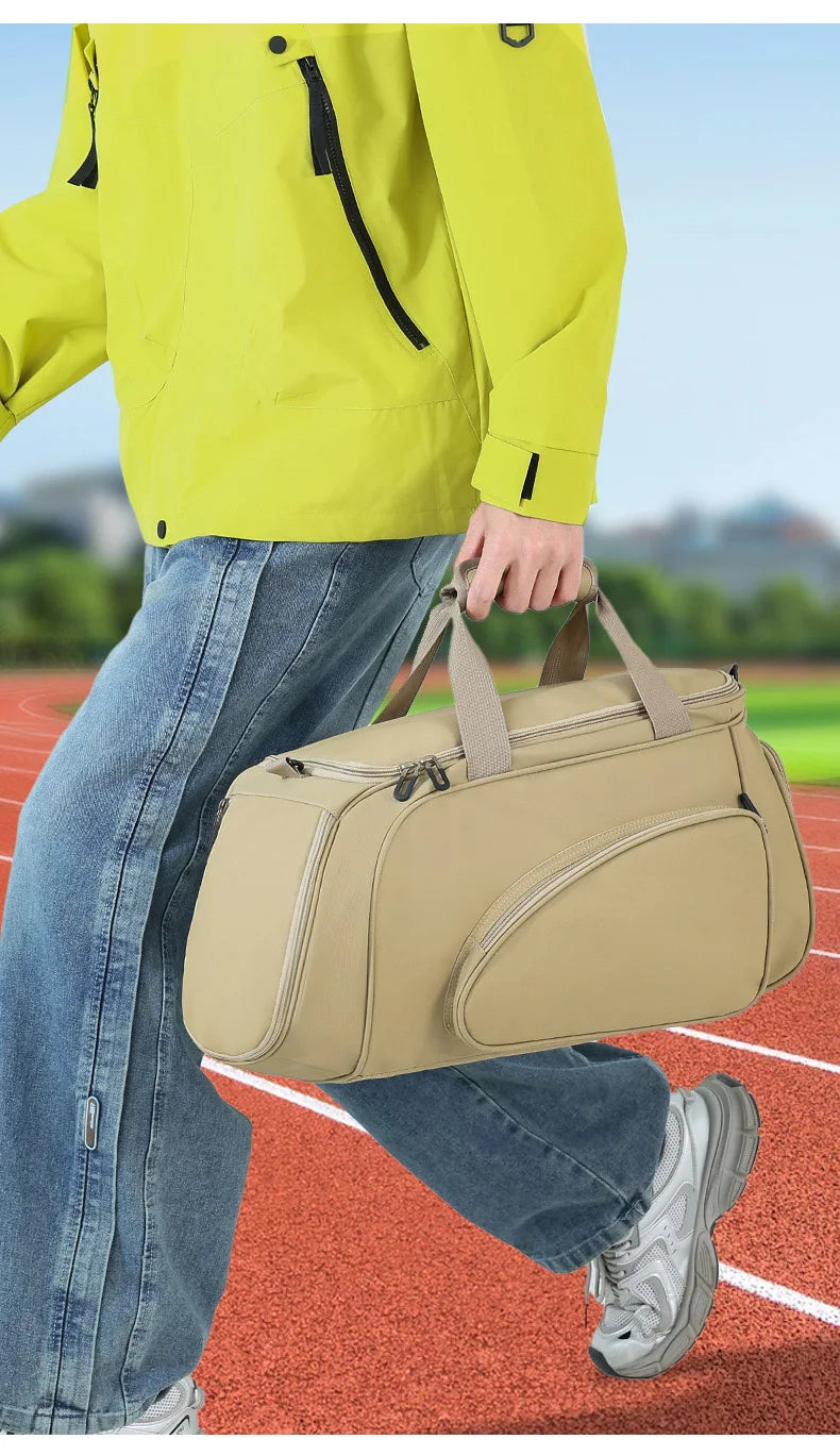 Oxford table tennis sport duffel bag wet dry separation shoes compartment - product image