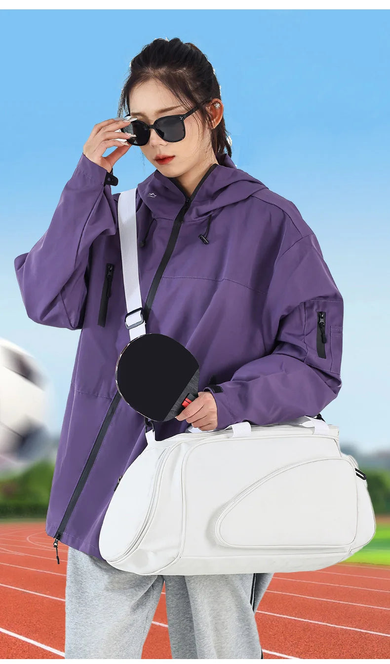 Oxford table tennis sport duffel bag wet dry separation shoes compartment - product image