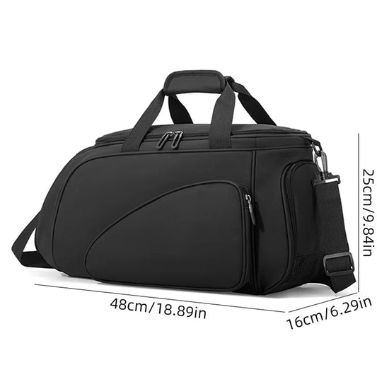 Oxford table tennis sport duffel bag wet dry separation shoes compartment - product image